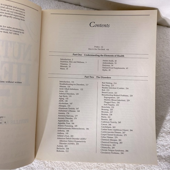 Vintage Prescription For Nutritional Healing Third Edition Soft Cover Guide Book - Picture 4 of 10